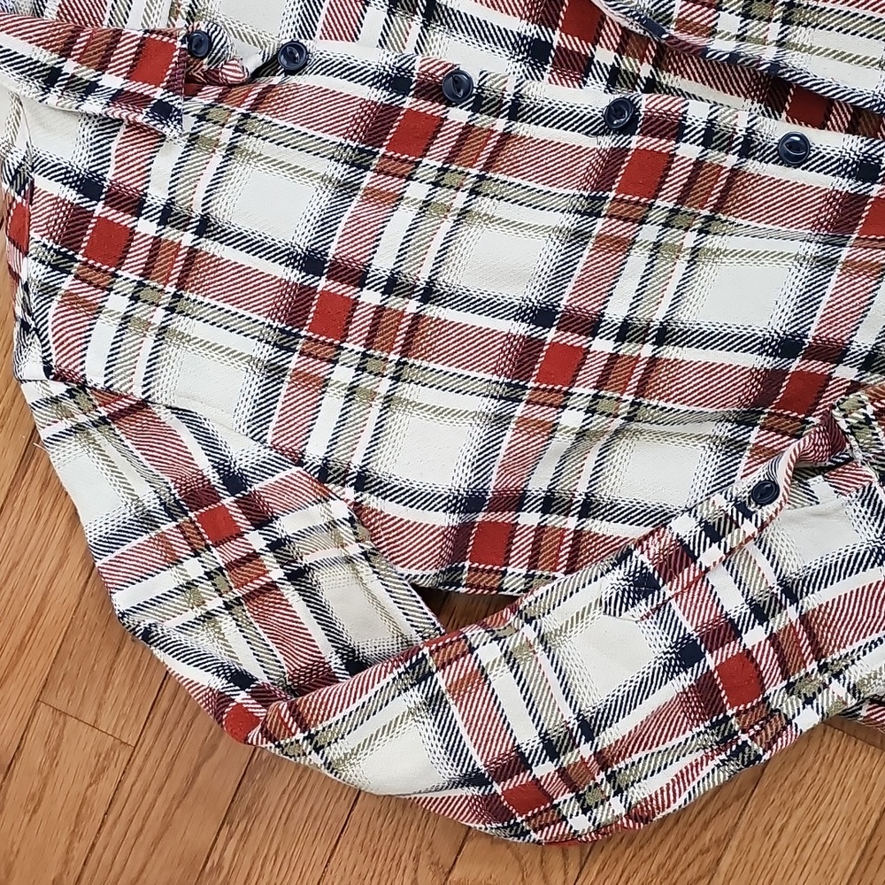Zara Plaid Button Up Shacket - Picture 2 of 8